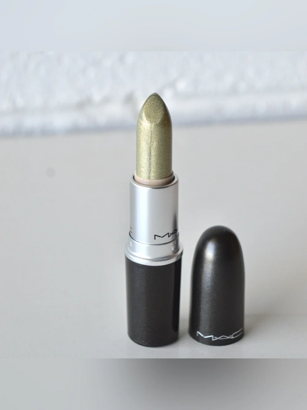 MAC Cosmetics Lipstick *NO INTERRUPTIONS* Discontinued Gorgeous Khaki